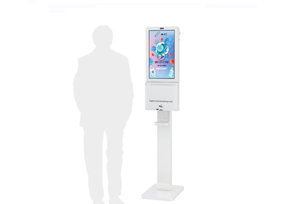 21.5&quot; Touch Free 35W Lcd Signage Hand Sanitizer Dispenser